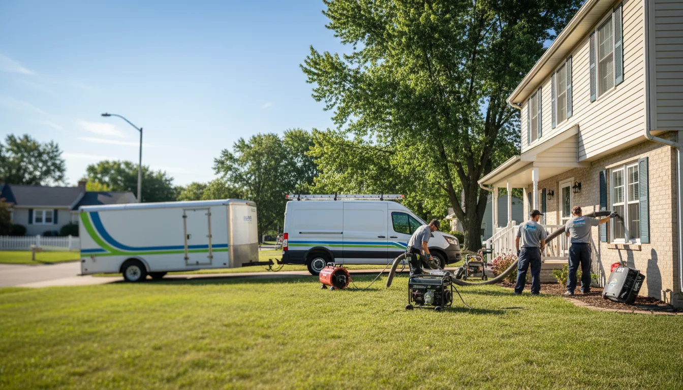 Flooded Basement Restoration And Cleanup With Repair in Valley, NE near me